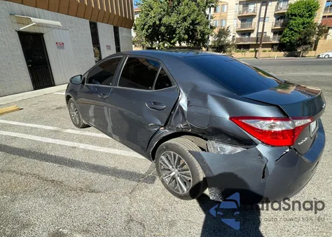 2016 Toyota Corolla L из США, поврежденный, VIN 5YFBURHE0GP567326